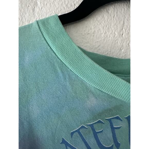 Vintage Grateful Dead T-Shirt 1990 Velodrome Tie Dye Sz L Liquid Blue USA Made - Picture 6 of 14
